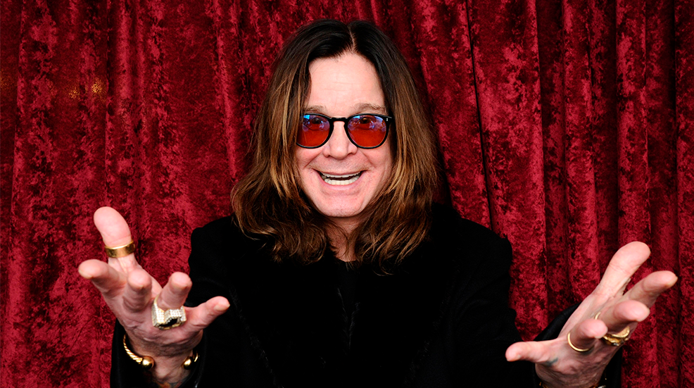 Ozzy Osbourne visits the SiriusXM Studios on December 11, 2014 in New York City
